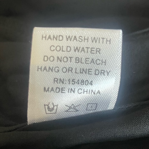 Blush BJ Black Floral Lace Trim Crop Top – Bustier Crop, Zipper Back, Size L - Picture 6 of 9